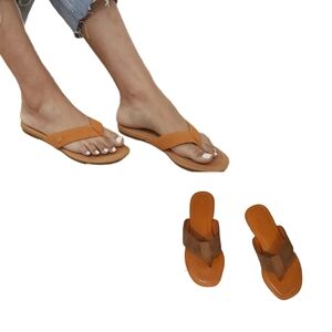 UGG "Carey" Sporty and Elegant Suede Flip-Flop Sandal